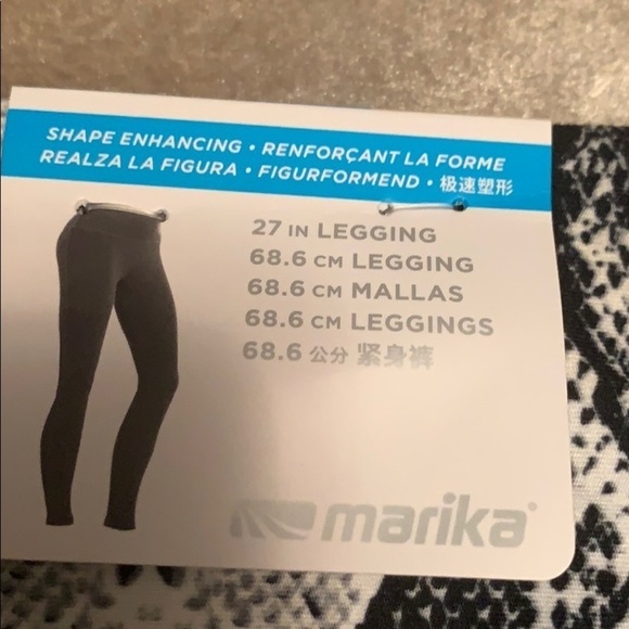 Marika black snake leggings, soft and they stay up - Picture 9 of 10